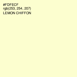 #FDFECF - Lemon Chiffon Color Image